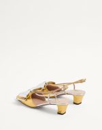 BOWOW SLINGBACK PUMPS IN LAMINATED NAPPA 45MM - Image 4